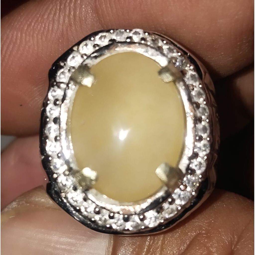 Natural Yakut Kuning  Ring 8
