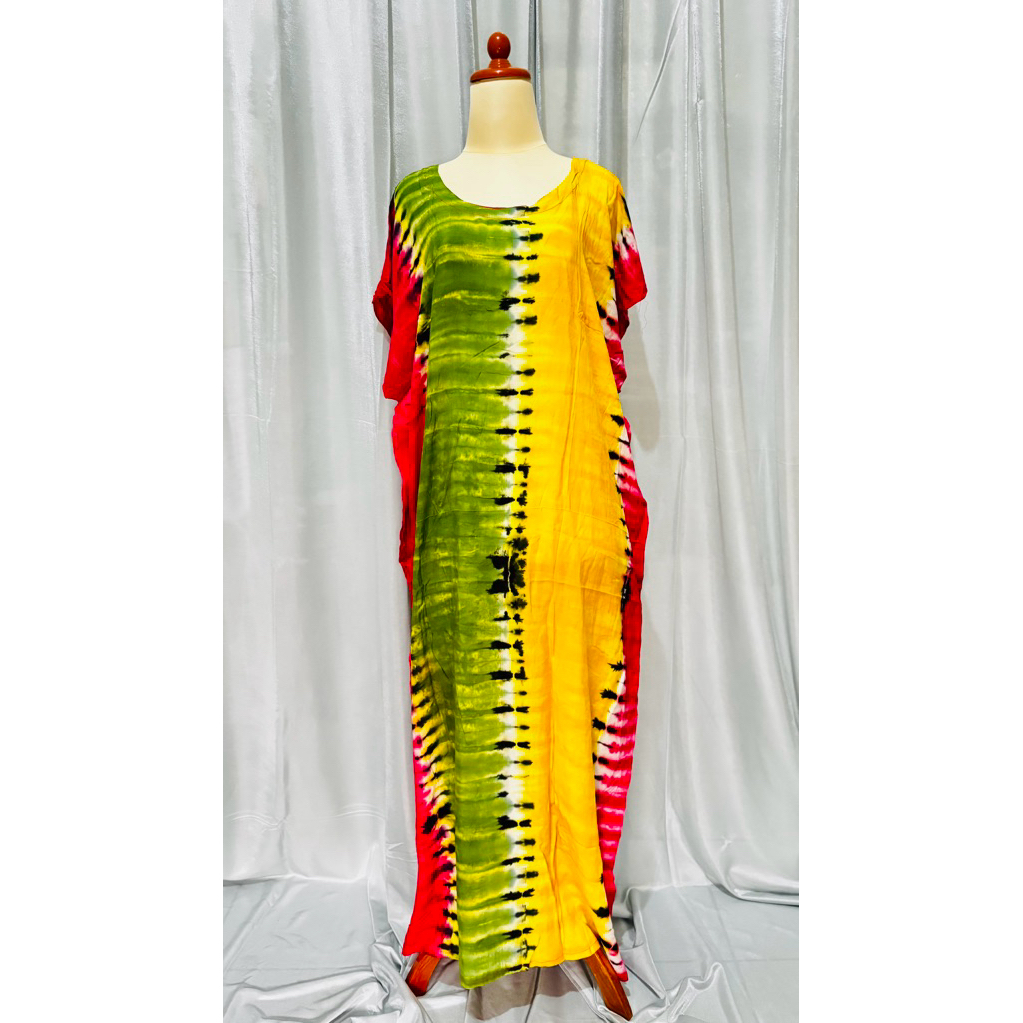 Daster Rayon Tie dye Pelangi