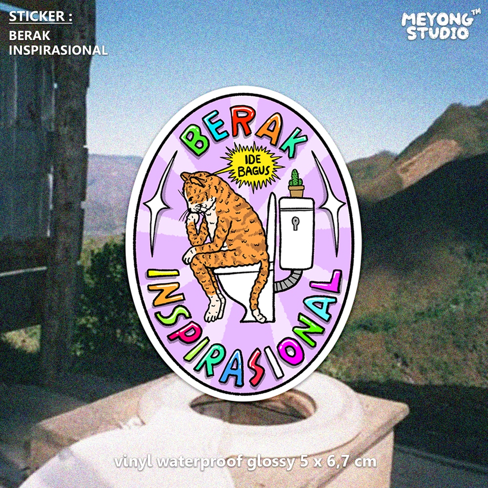 

Meyong studio | Berak Inspirasional | Sticker Aesthetic | Sticker Kucing | Sticker Lucu | Sticker Vinyl Waterproof | Sticker Laptop | Sticker Hp | Sticker Tumblr | Sticker Helm | stiker vinyl