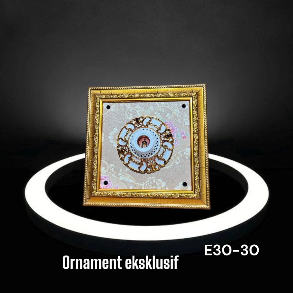 Ornamen Lampu Plafon PVC-Fitinglampu Hias ukcm-Hiasan Rumah untuk dekorasi ruangan