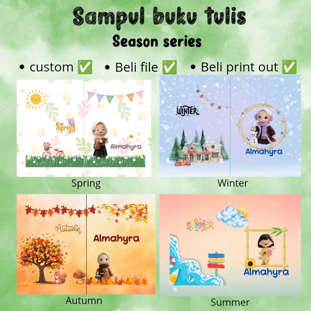 

sampul buku cover buku lucu cantik