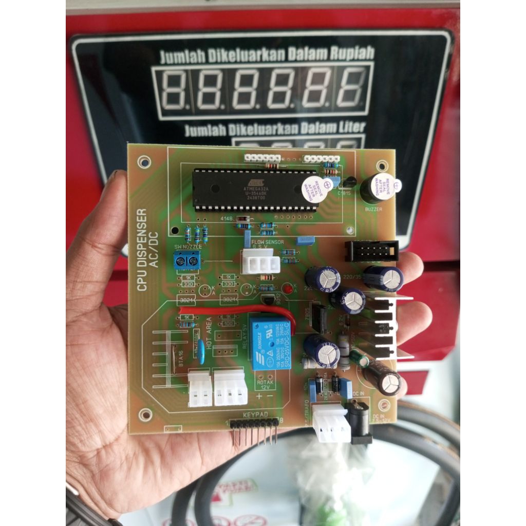 Cpu DC Ic program 32A + Keypad Tombol Pom Mini Digital