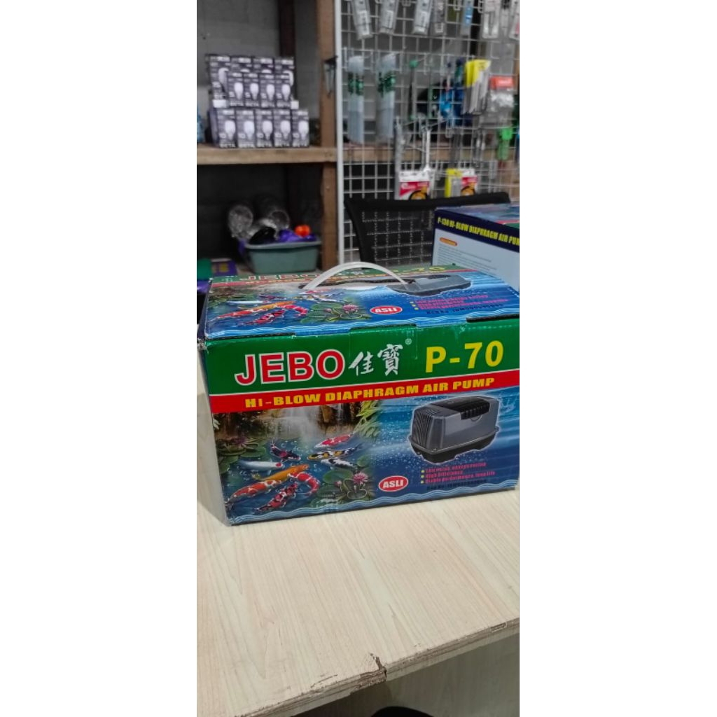 JEBO P70 Pompa Udara Aerator Air Pump Blower Aquarium Kolam