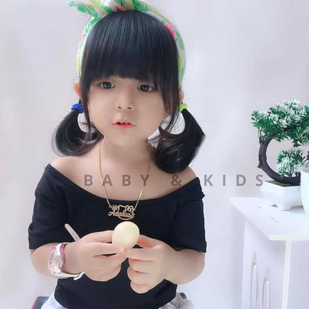 Kalung Nama titanium Anak/Bayi Titanium anti karat kalung nama