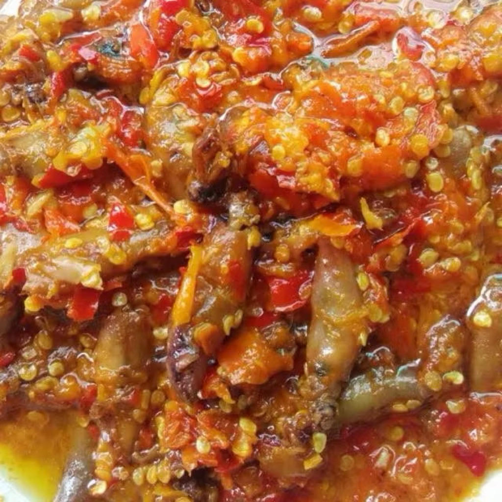 

sambal cumi asin pedas