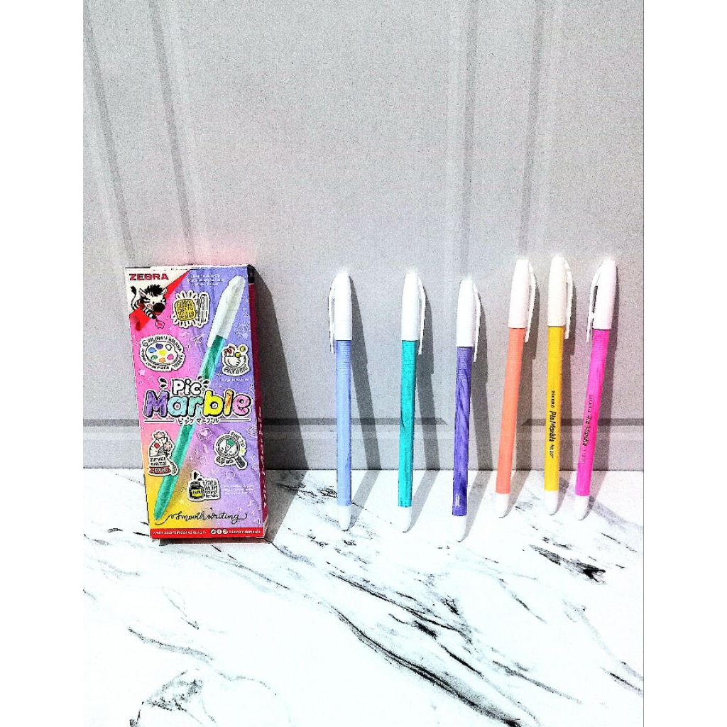 

pulpen zebra fancy tinta hitam