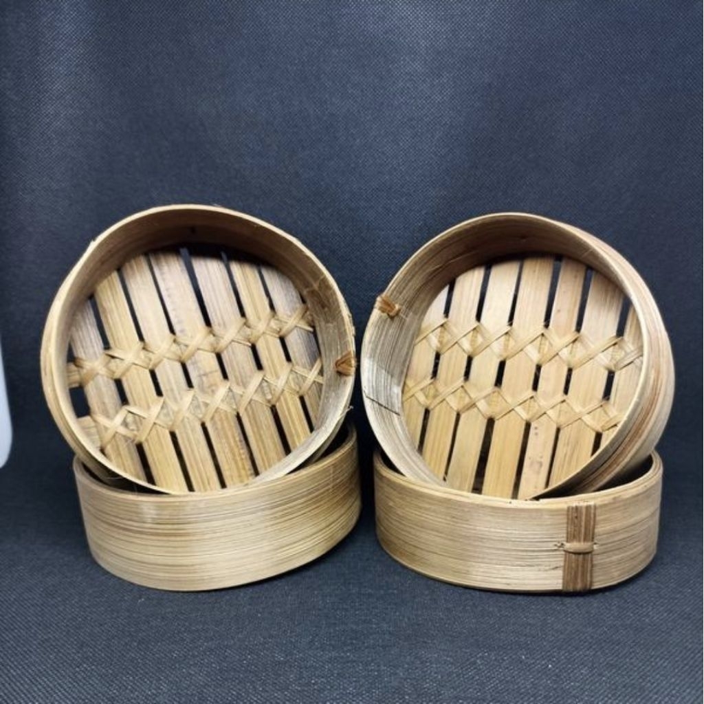 klakat bambu kukusan dimsum siomay uk diameter 13cm