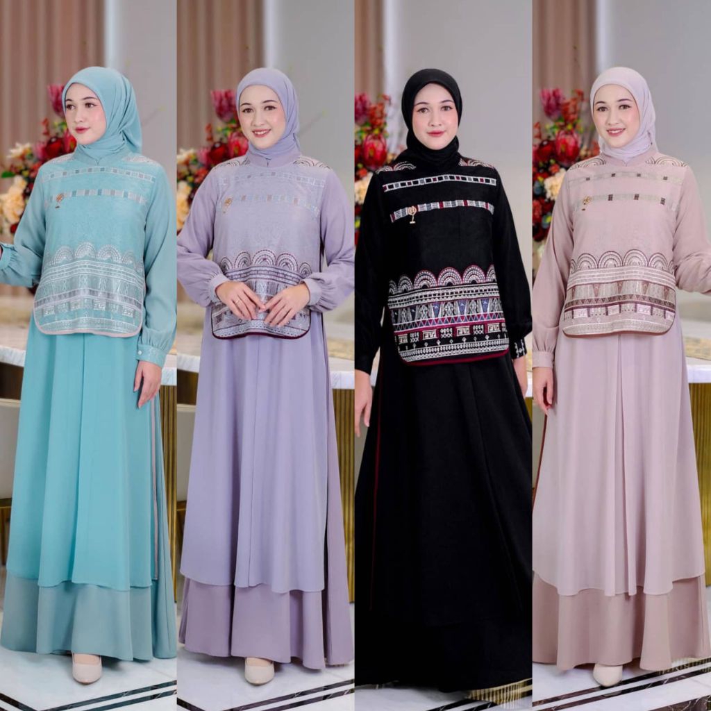 GAMIS DRESS ZALEYA ORI PREMIUM BY NINOS