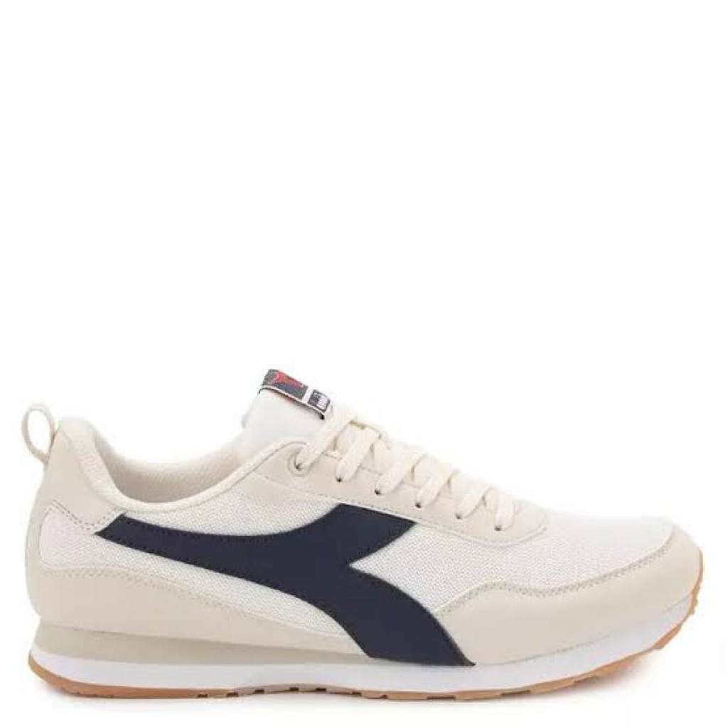Sepatu Sneakers Pria Diadora Mattia White Black Shoes