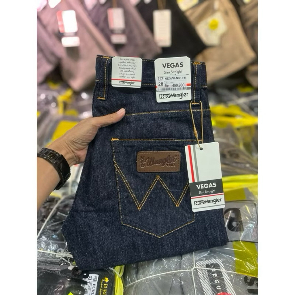 Celana Neo Wangler vegas original celana jeans pria panjang