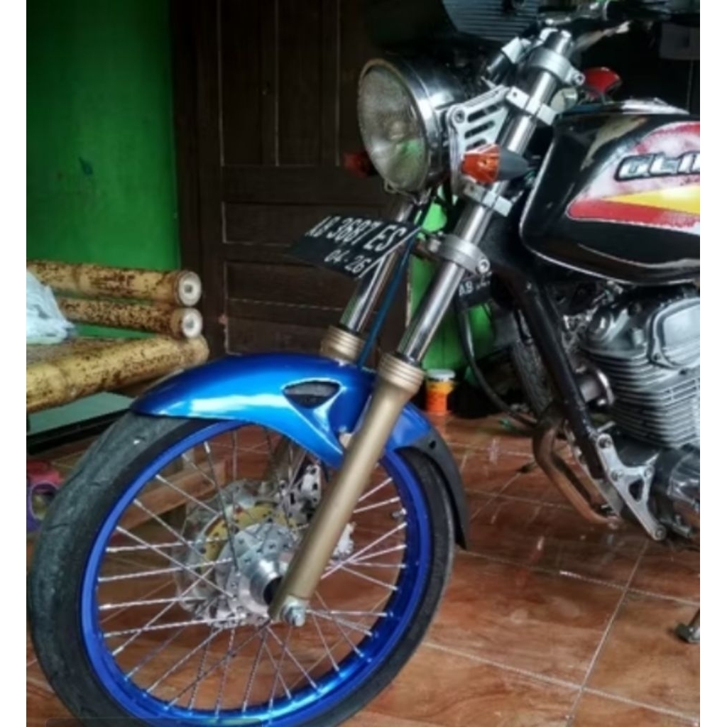 SPAKBOR DEPAN SONIC UNIVERSAL VIXION SATRIA RX KING GL DAN MOTOR LAINNYA MODEL VARIASI