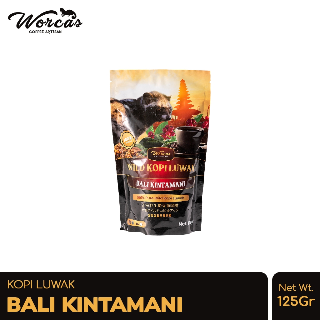 WORCAS Luwak Bali Kintamani 125gr