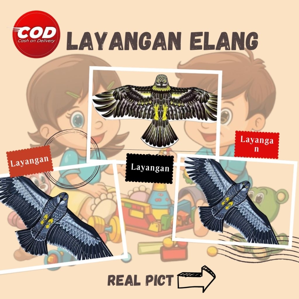 layangan elang/layangan fiber termurah ukuran besar