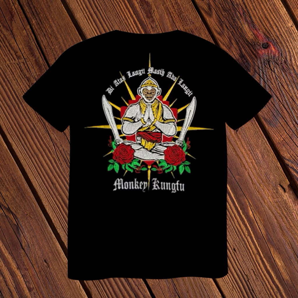 kaos bordir ikspi kera sakti motif hanuman ikspi kera sakti