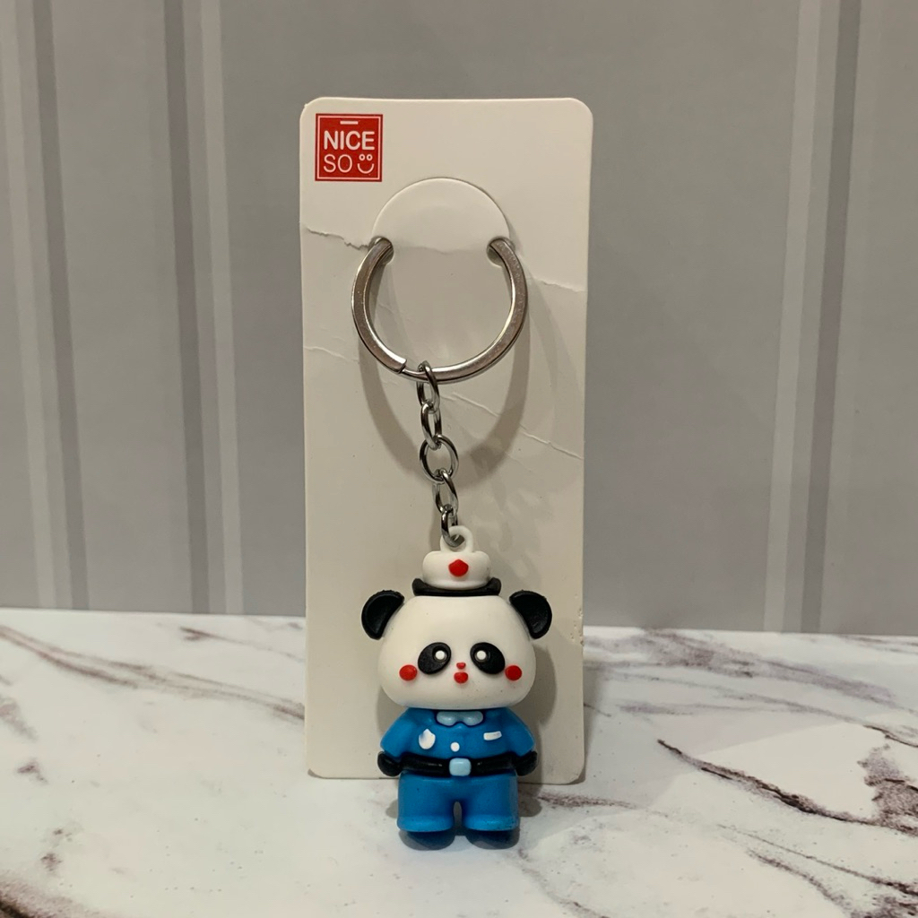[NICESO] ORIGINAL - GANTUNGAN KUNCI AKSESORIS ANAK DEWASA GAMBAR PANDA