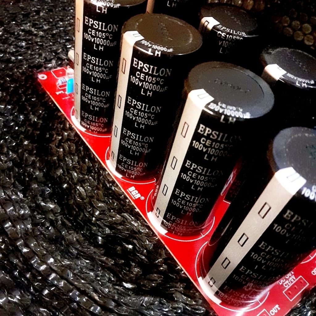 KIT PCB PSU ISI 4 ELCO 6ELCO 8 ELCO EPSILON 100V 10000UF ORIGINAL LH ASLI