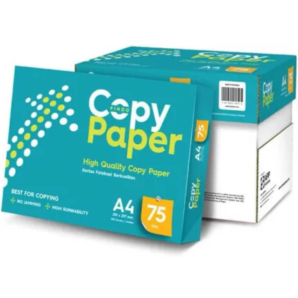 

kertas hvs copy paper A4 75g 1 BOX
