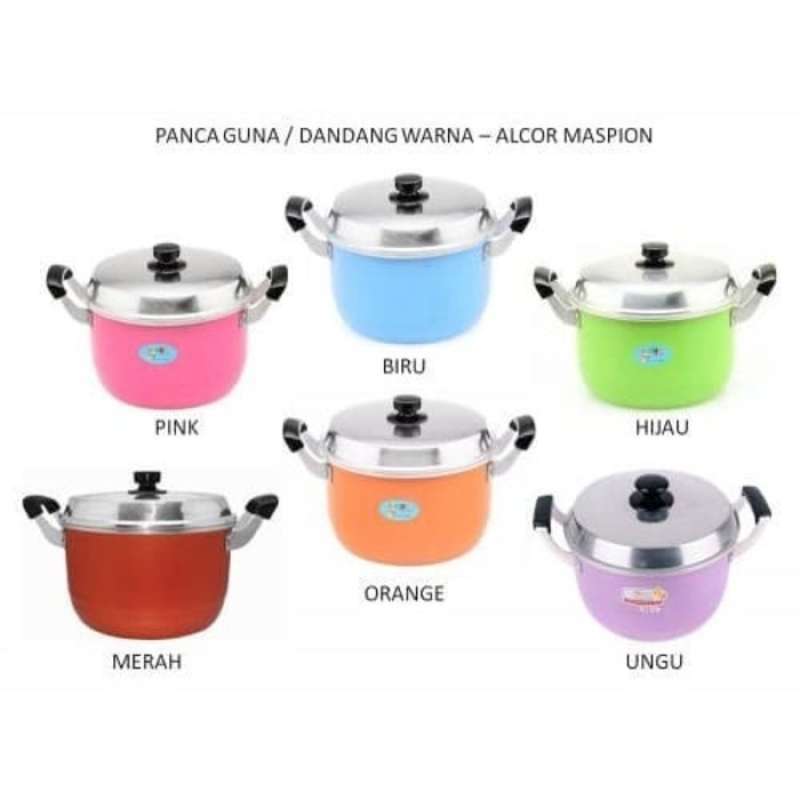 MASPION ALCOR SUMMER dandang pengukus 24 cm / panci pengukus maspion / kukusan maspion /panci steame
