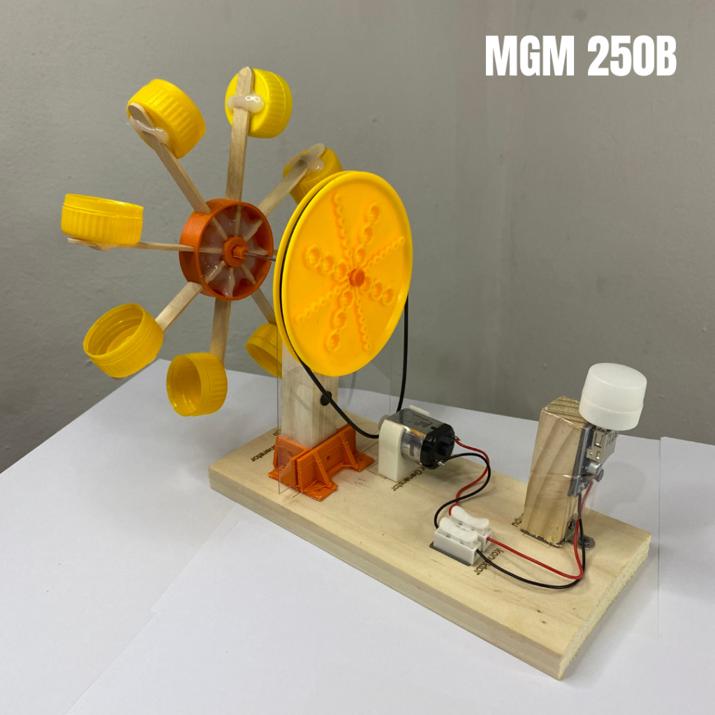 Maskuubin Kit Edukasi Sains & STEM – Mini Generator Turbin Air (Water Turbine Kincir Air PLTA