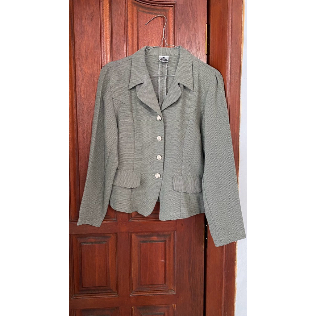 PRELOVED BLAZER TWEED HALUS