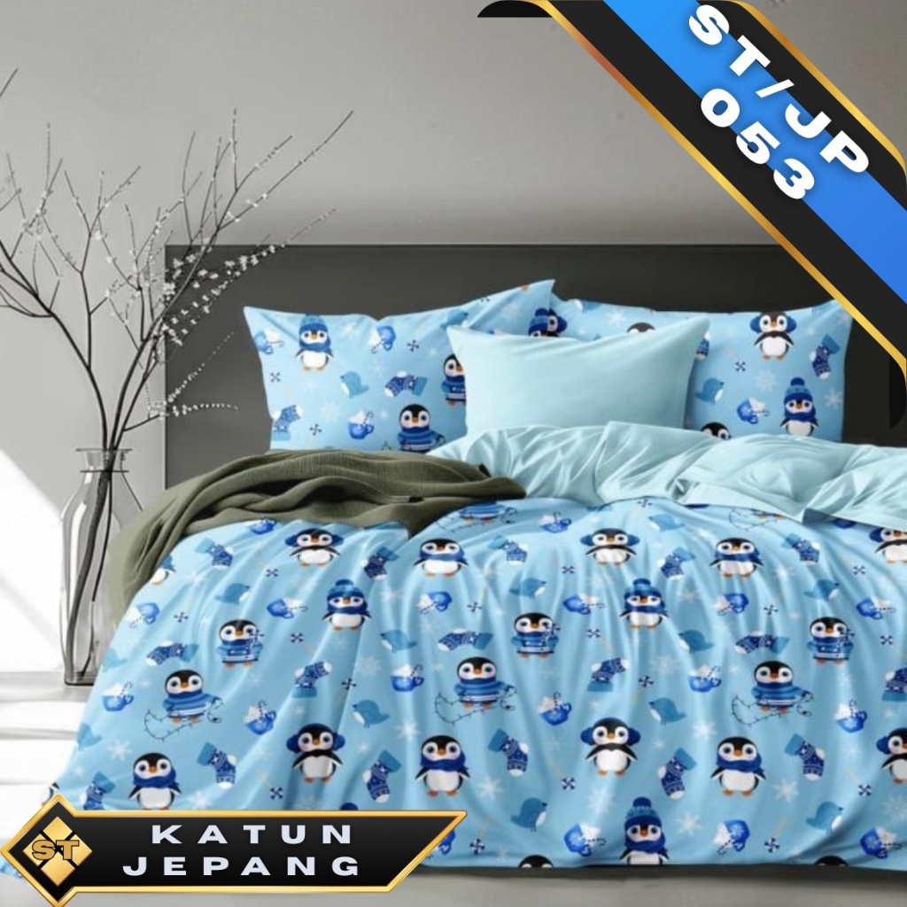 Kain sprei katun jepang "Motif Anak -2"
