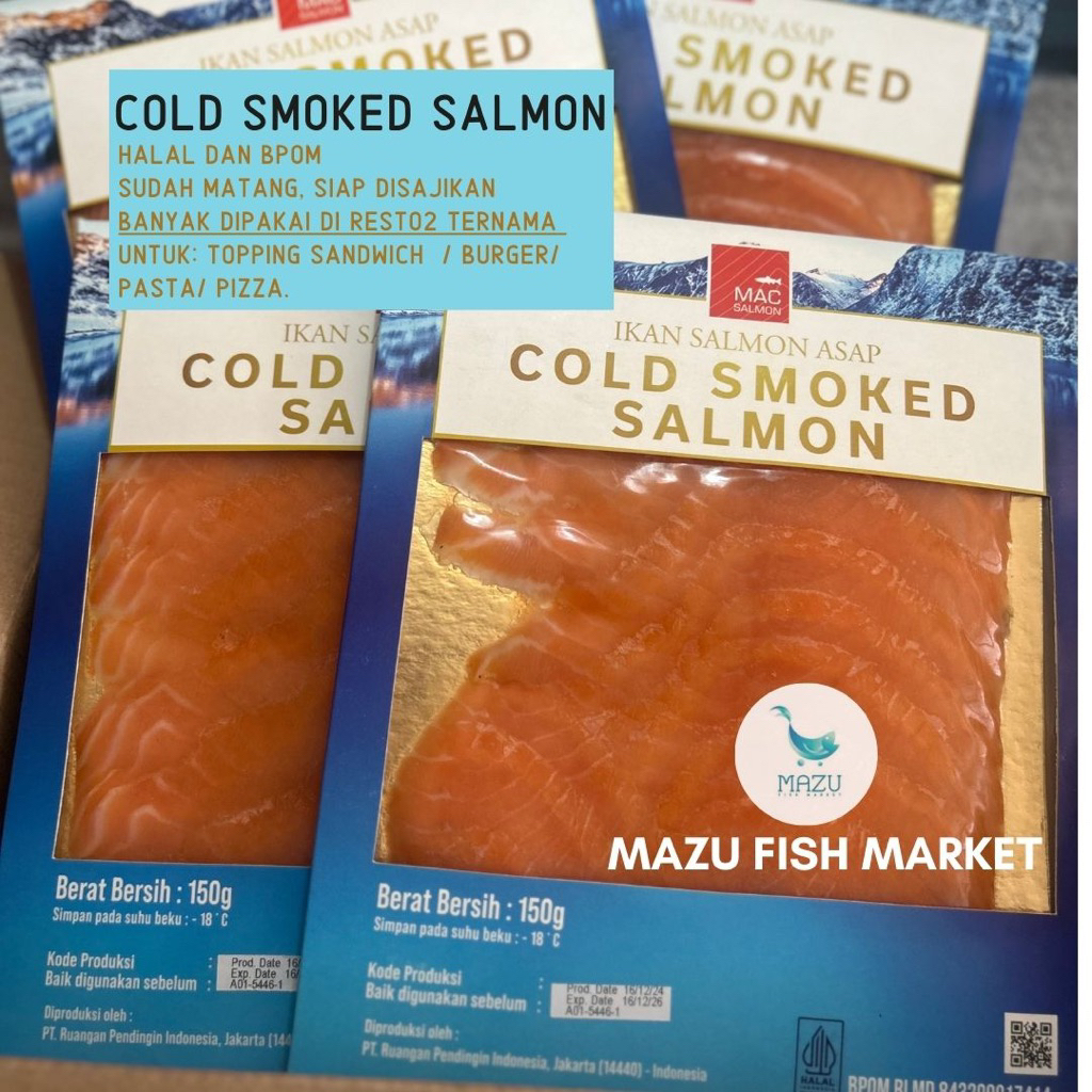 

Salmon Fillet Cold Smoked merk MAC Seafood FRESH Frozen