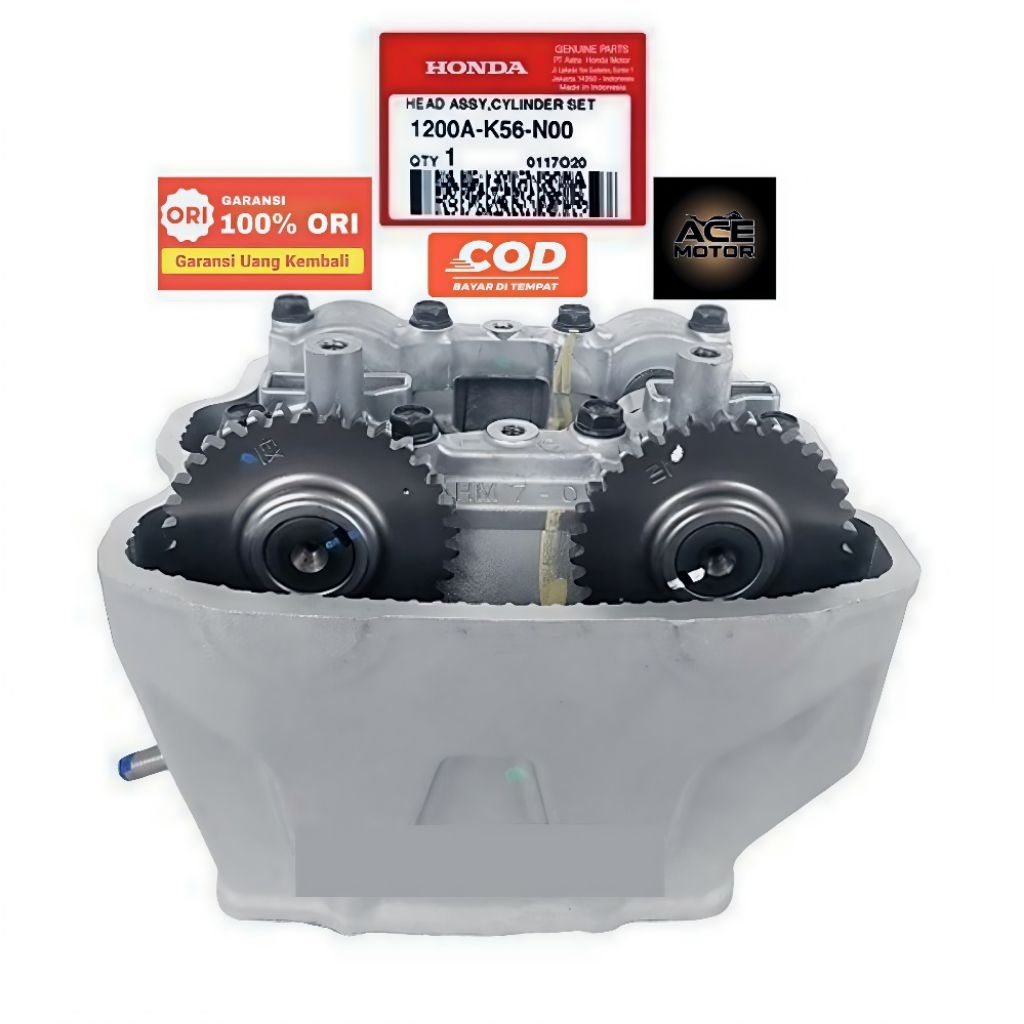 Silinder kop assy Cbr Sonic GTR ORIGINAL AHM 1200A K56 N00