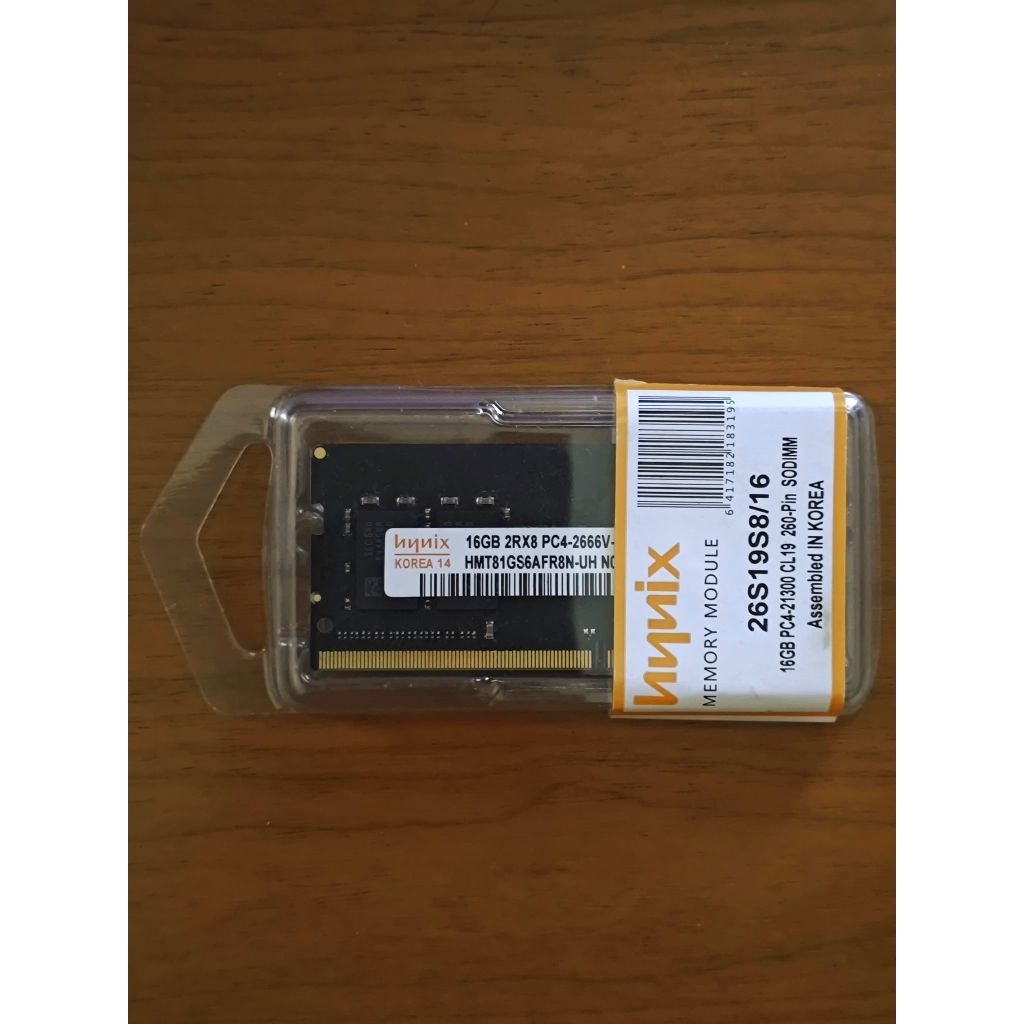 RAM SK Hynix DDR4 2666Mhz 16GB SODIMM second