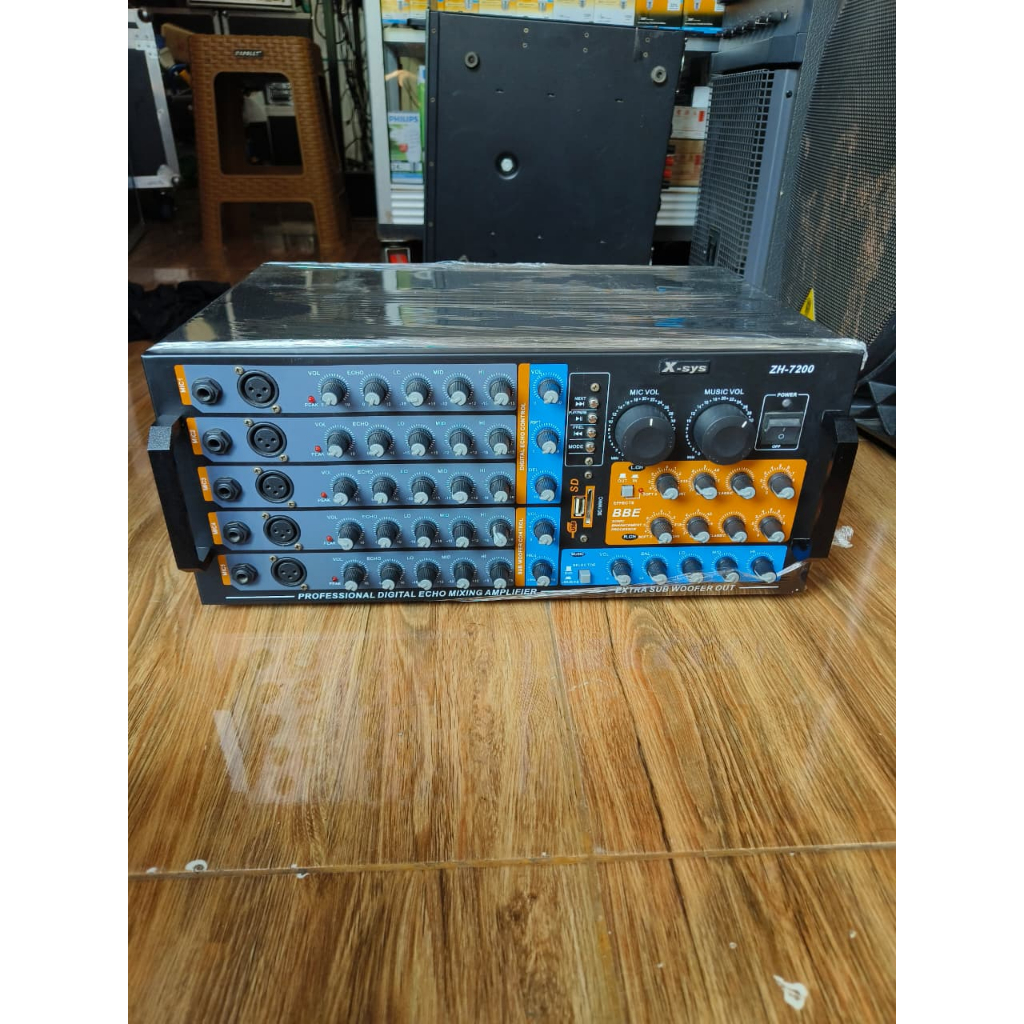 Power mixer xsys zh7200... Second mulus masih segel normal siap pake