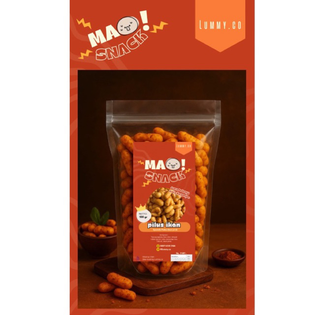 

MAO SNACK PILUS PEDAS DAUN JERUK 100g