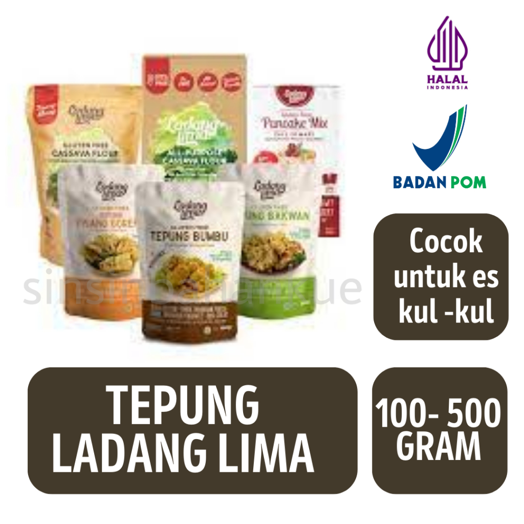 

Tepung Ladang Lima [Bumbu, Bakwan, Pisang, Tepung Singkong]