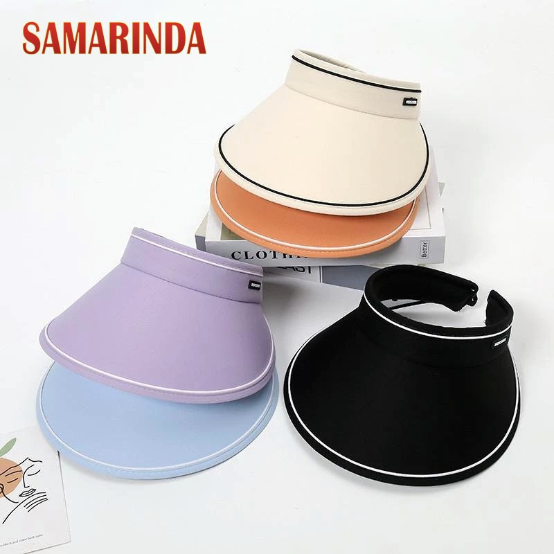 TOPI VISOR Anti UV Golf Hat Wanita Hijab Olahraga Outdoor Pelindung Panas Samarinda