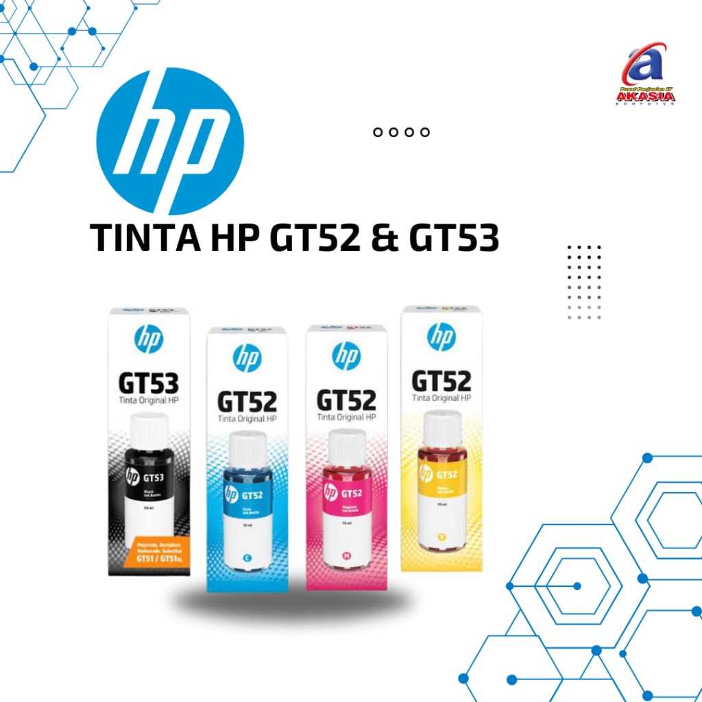 Tinta HP GT52 & GT53