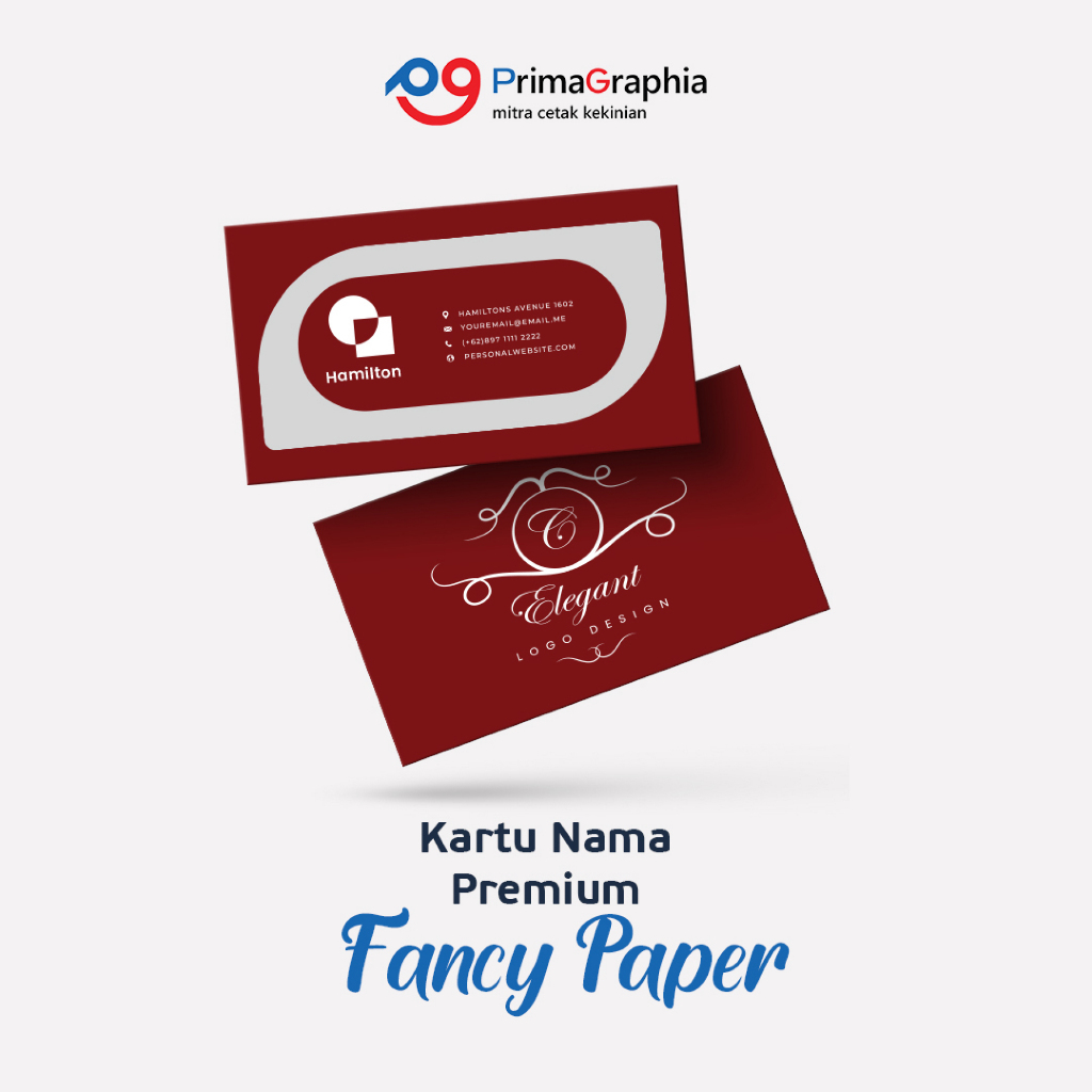 Cetak Kartu Nama Premium Fancy Paper