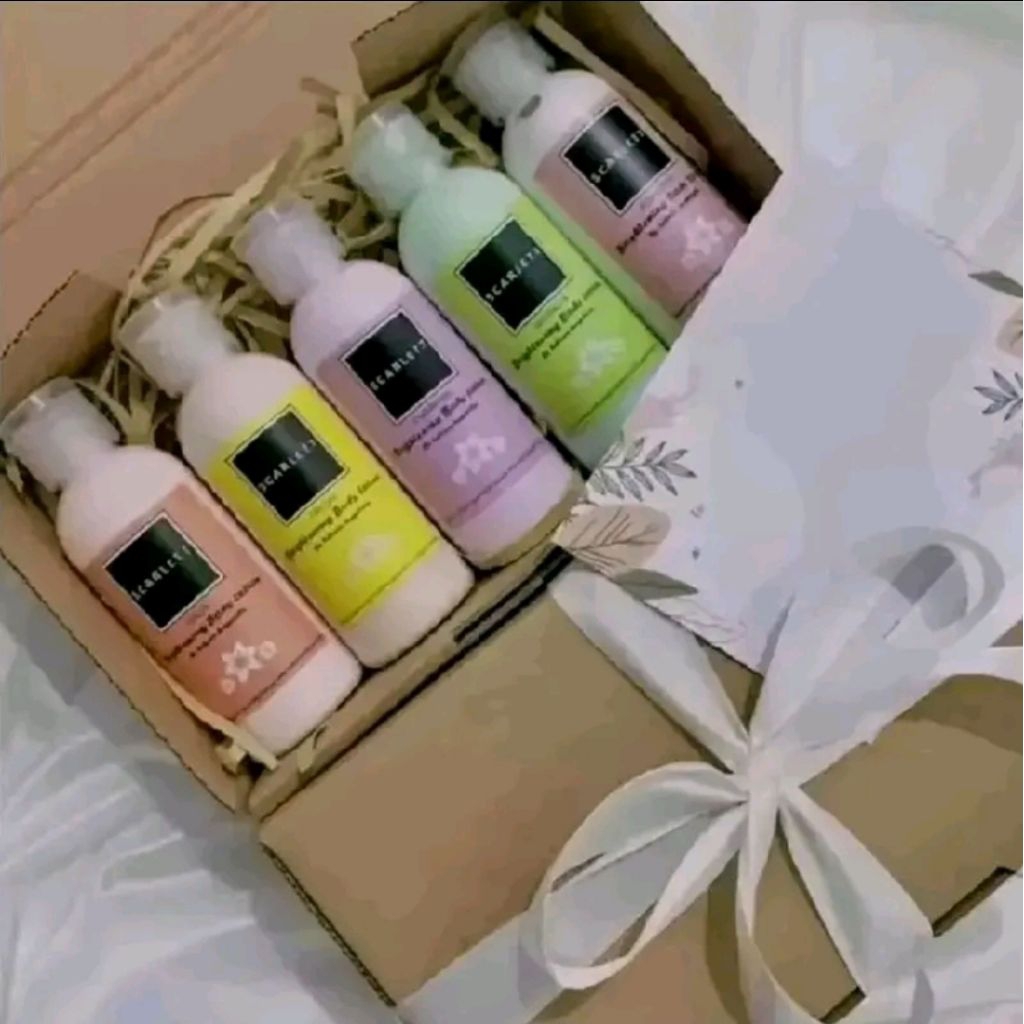 5-PCS Scarlet body lotion mini 30ml Rondom kemasan travel tester