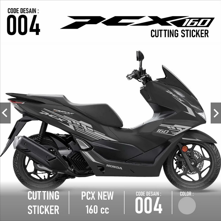 List Cutting Sticker PCX 160-Aksesoris Motor Stiker Honda PCX 160 cc Skotlet Sticker Striping Lis Va