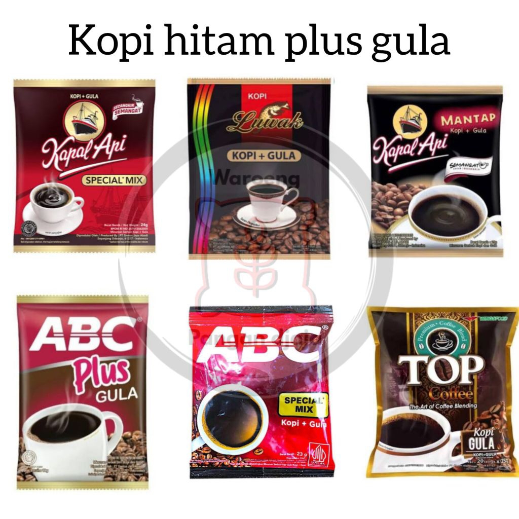

Kopi hitam plus gula all varian
