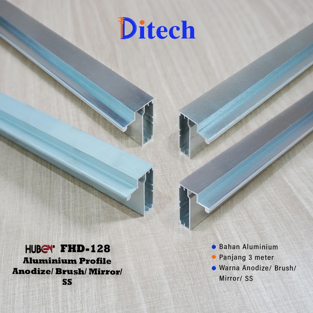 ☑️Profil Aluminium FHD-128/Profil Handle Aluminium