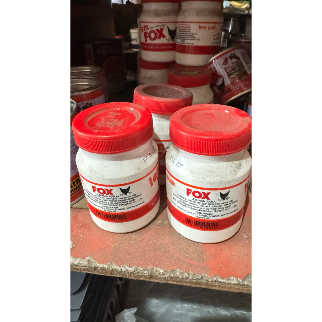

Lem Fox putih 150G. lem putih botol Fox 150G