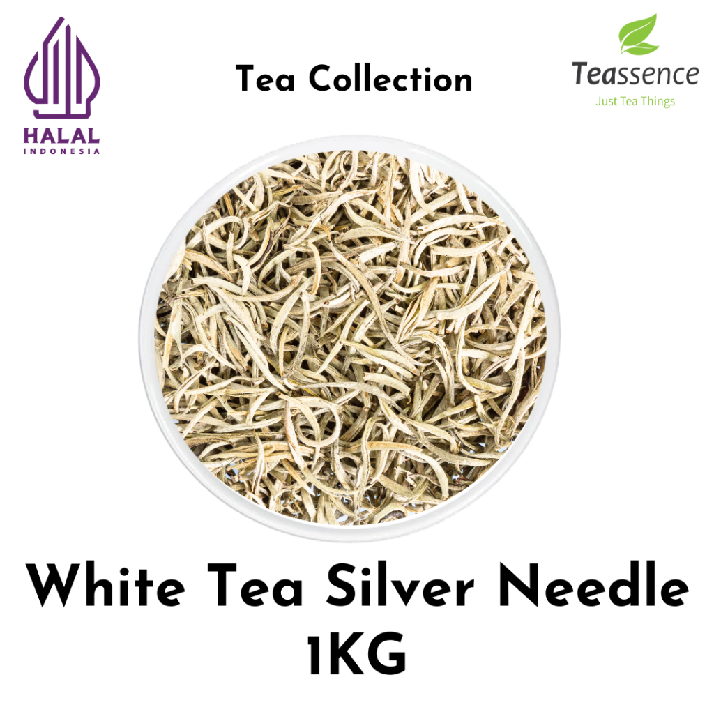 White Tea Silver Needle Indonesia / White Tea / Teh Putih / Teh Putih Premium Bulk 1kg