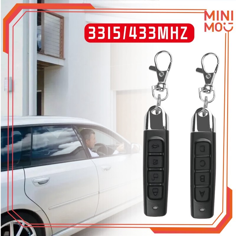 Remote RF 433MHZ untuk Mobil - Remote Universal 12V, Mendukung Duplikat Remote Mobil Lama, Duplikat 