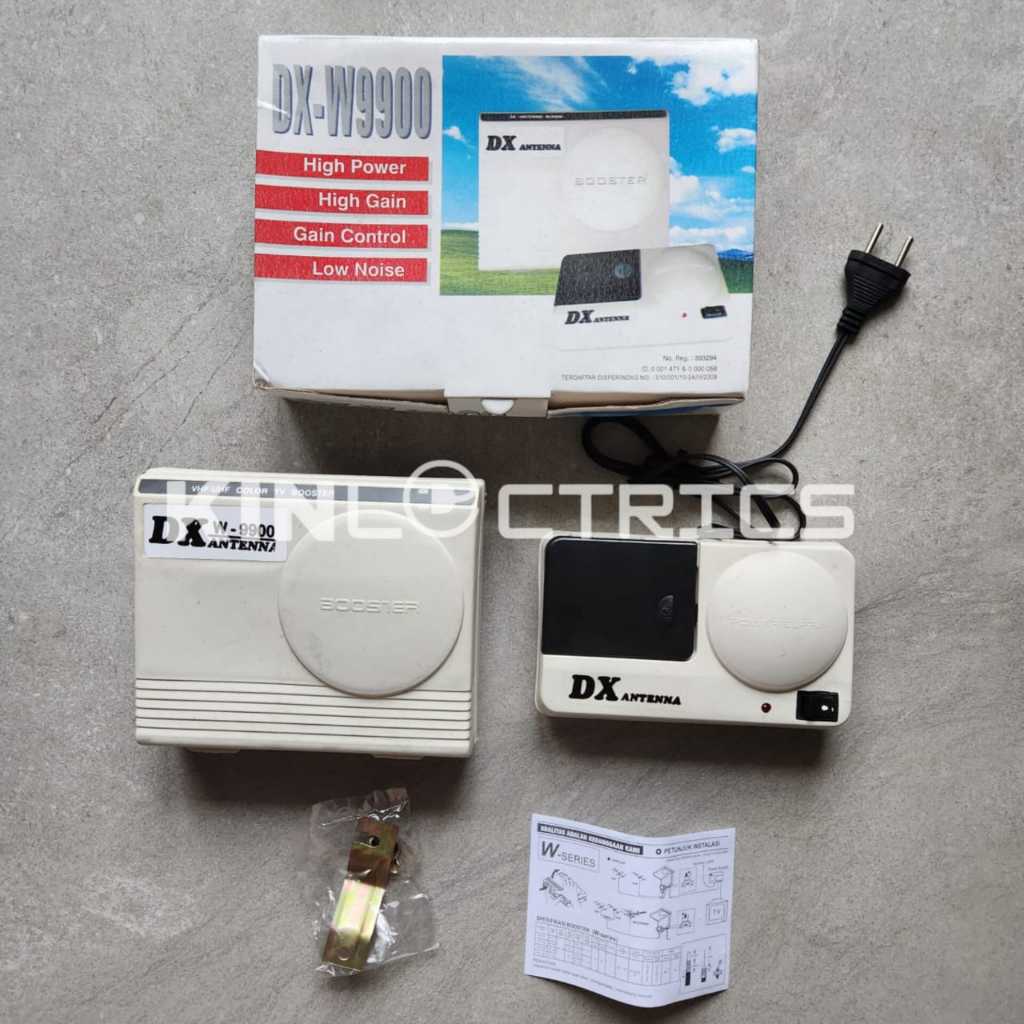 KINLECTRICS Boster Komplit Boster Atas Bawah Boster Antena TV DX-W 9900
