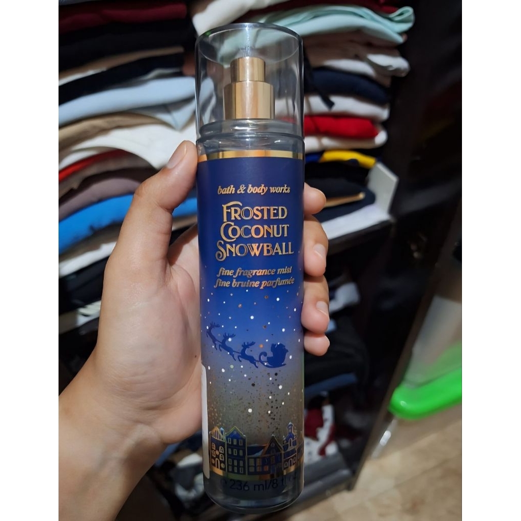 bath and body works bbw frosted coconut snowball new