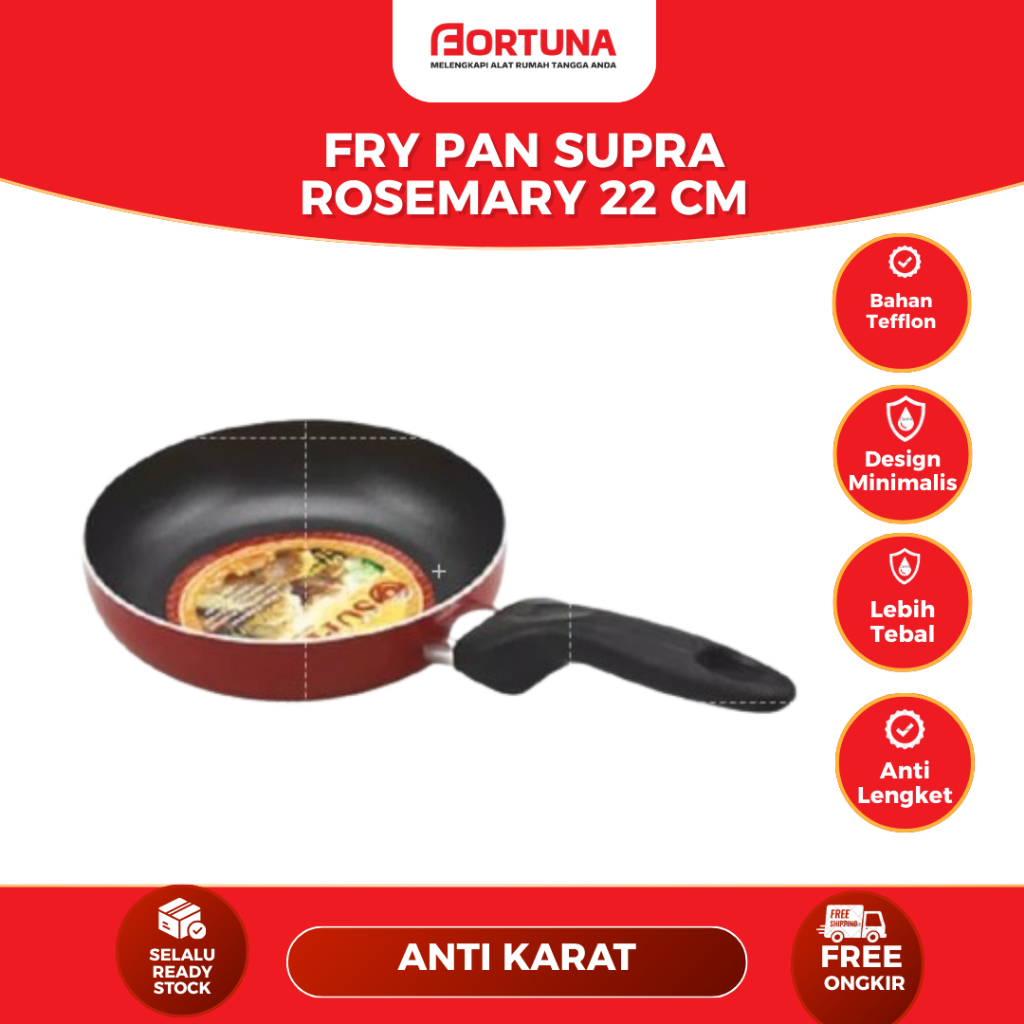 Fry Pan Supra Rosemary 22 / Wajan Penggorengan Anti Lengket