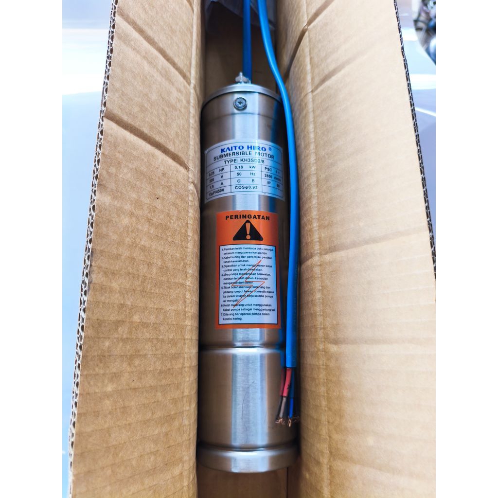 DINAMO MOTOR PUMP POMPA SATELIT / SUBMERSIBLE Kaito Hiro 3" / 0,25