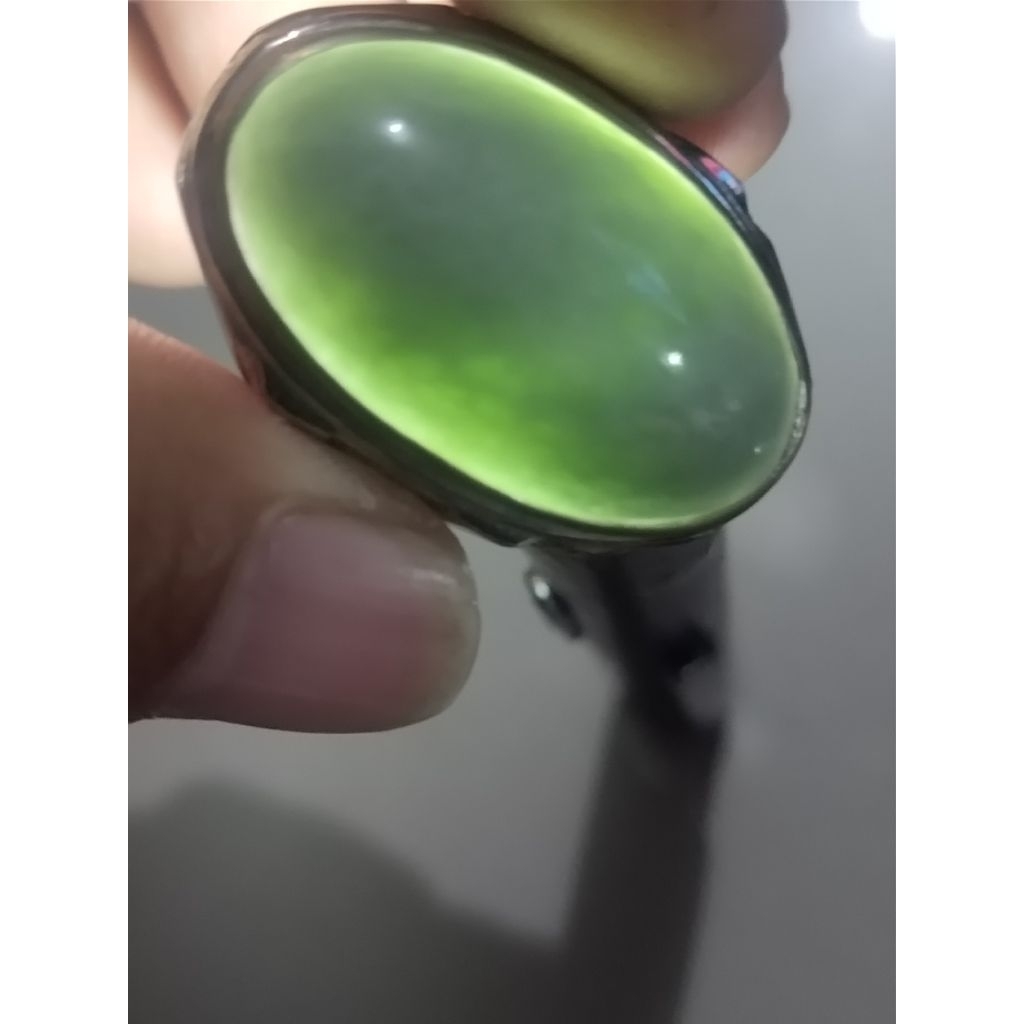 batu cincin giok Papua model pandan