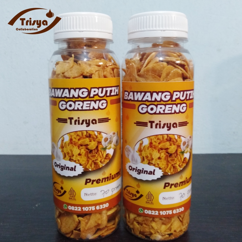 

Paket 2 Botol Isi 70gr Bawang Putih Goreng Gurih Kriuk Krispy