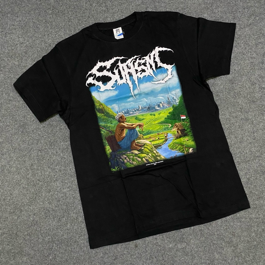 Sufism Negeri Agraris Kaos Band Original Hitam