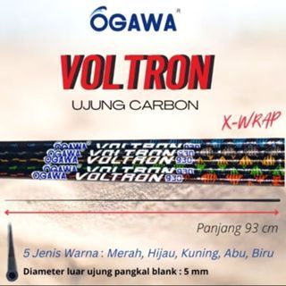grafit ogawa voltron 90 cm graphite atasan joran blank ogawa fire hollow ogawa fire  bahan joran