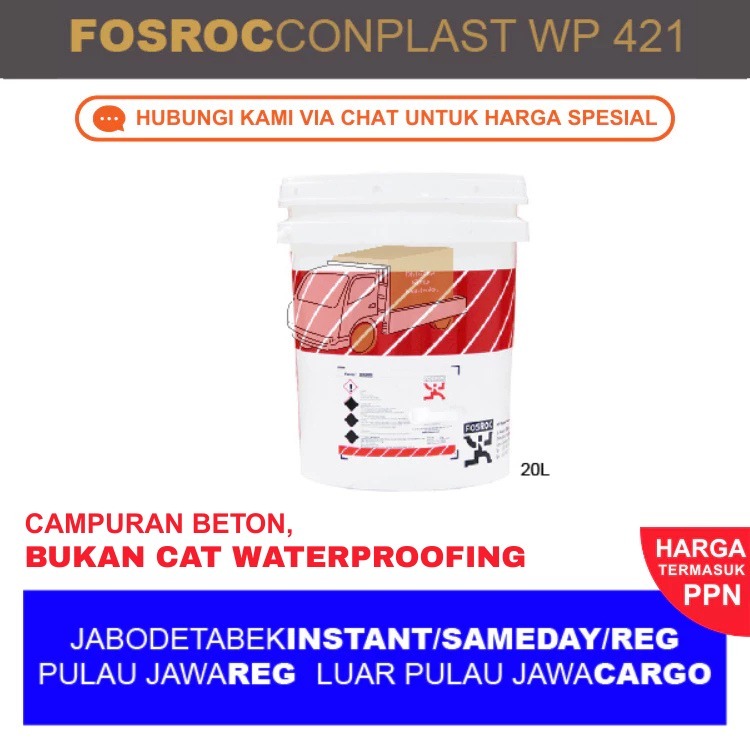 Conplast WP 421 FOSROC Waterproofing Integral 20 Liter Best Price SALE
